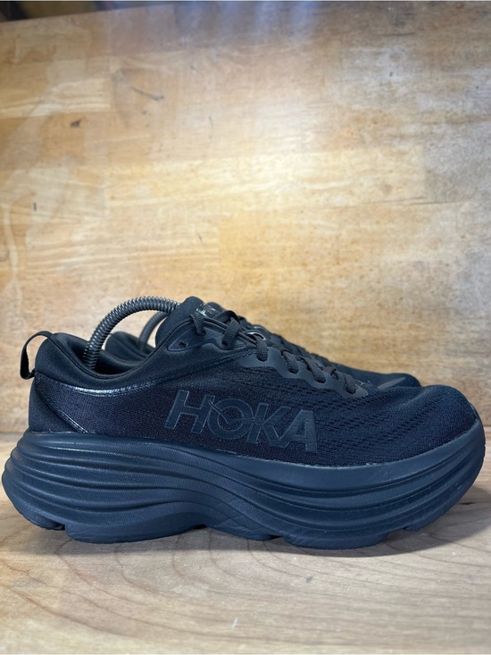 Hoka One One Shoes - Hoka One One Bondi 8 REFLECTIVE Womens Size 10 Running Shoes Sneakers Black